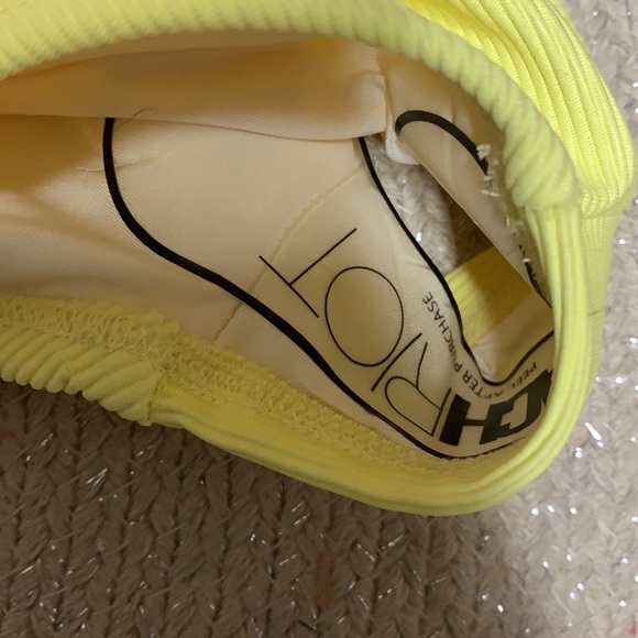 Free people beach riot yellow bikini bottoms xs new with tags lili yellow liliko - Picture 7 of 7